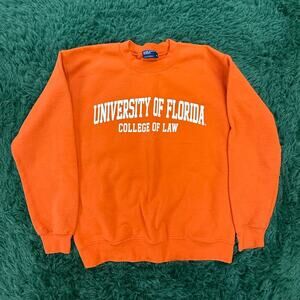 University of Florida School of Law Small Orange Sweatshirt NCAA Women